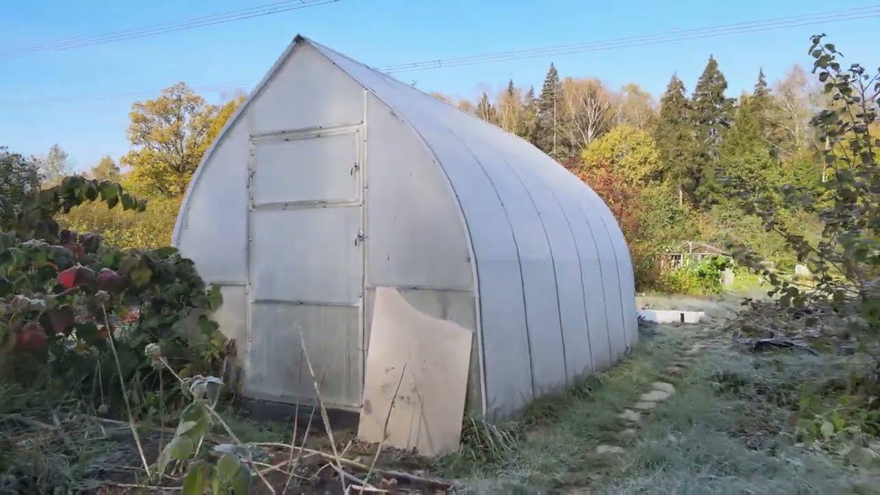 Замёрзший огород под ЛЭП 2023