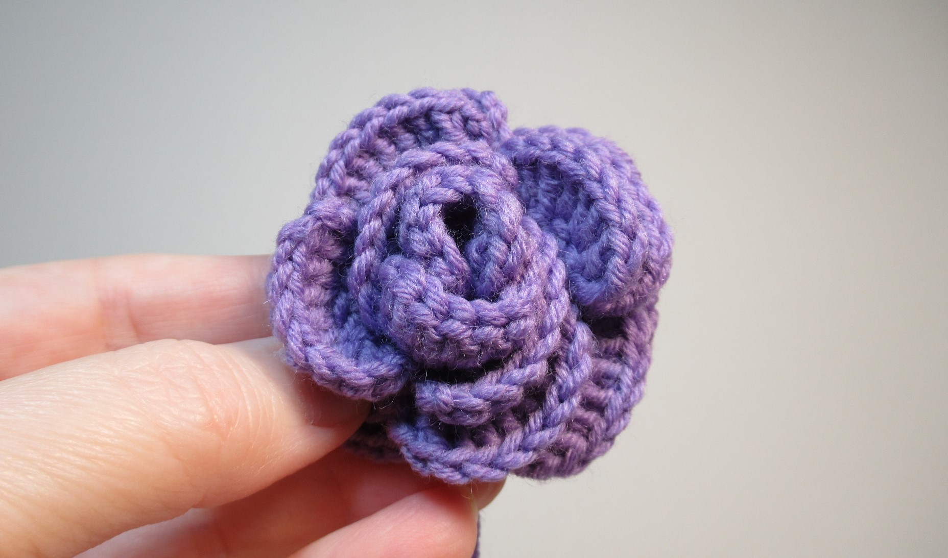 Как связать розочку крючком смотреть онлайн