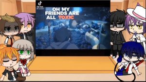 Гача. Реакция синий экзорцист на Окумуру Рина. Здесь только стекло!