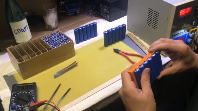 Изготовление Li-ion аккумуляторной батареи смотреть онлайн