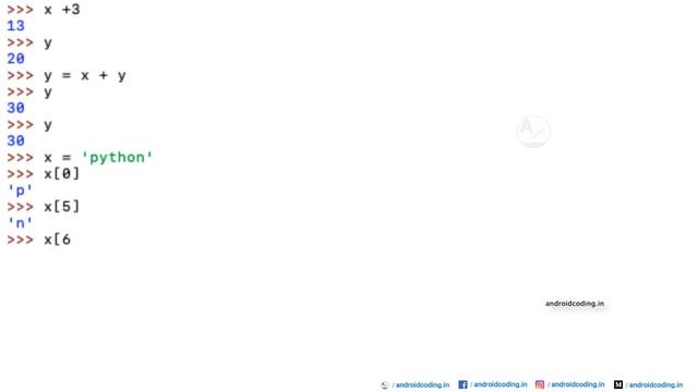 Python : Tutorial on variables, Index, Slices and more... | Added Subtitles | python for beginners смотреть онлайн