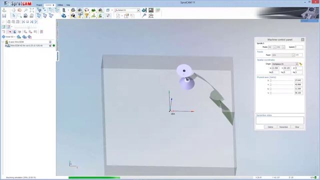 SprutCAM 11 4D Wire EDM demonstration смотреть онлайн