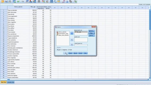 Test of normality and data transformation in SPSS смотреть онлайн