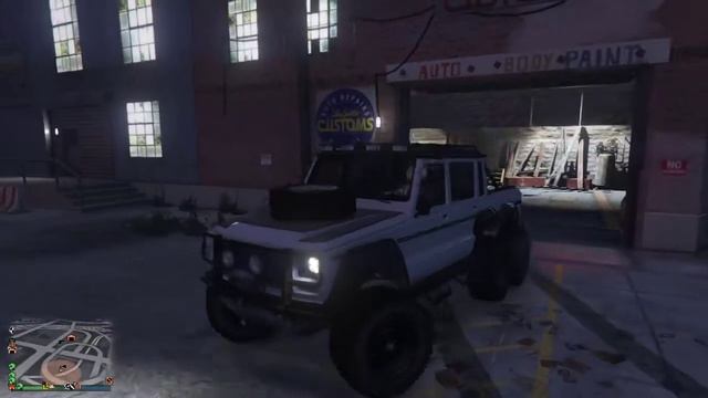 GTA V Online Benefactor Dubsta 6x6 Customzation смотреть онлайн