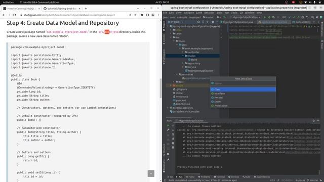 How to Connect MySQL Database in a Spring Boot Project смотреть онлайн