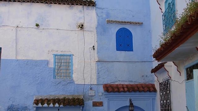 Голубой город Шефшауен Chefchaouen в Марокко