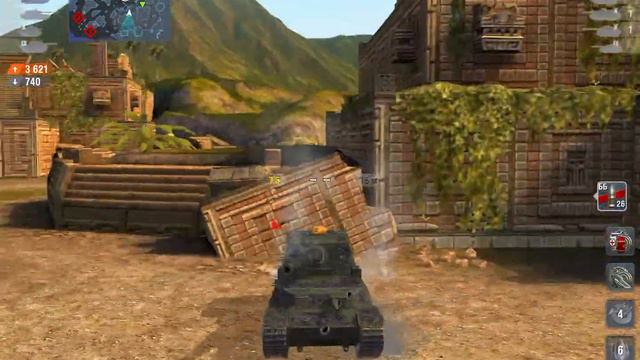 ВАШЬ БОЙ НА Хори (10х) 7500 УРОНА В РЕЖИМЕ WotBlitz смотреть онлайн