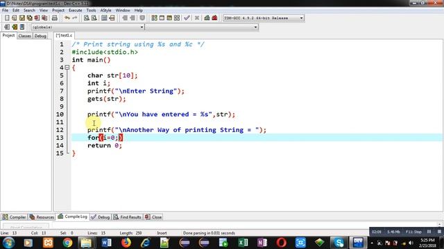 Printing string using %s and %c in c programming language | by Sanjay Gupta смотреть онлайн