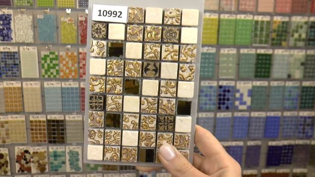 Мозаика из стекла, мрамора и полимера смотреть онлайн