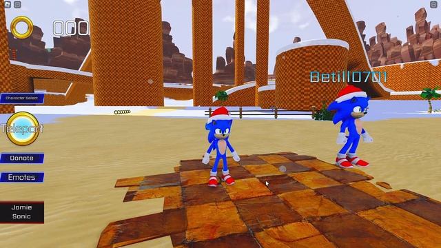 SONIC MOVIE EXPERIENCE *Kid Knuckles* CHRISTMAS UPDATE! Roblox смотреть онлайн