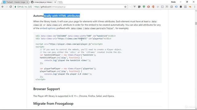 Udemy Laravel - 095 The vimeo video player and vuejs смотреть онлайн