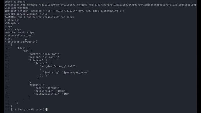 MongoDB Atlas Data Lake | Demo смотреть онлайн