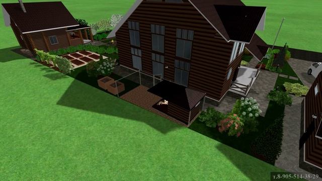 Ландшафтный дизайн участка 12 соток смотреть онлайн