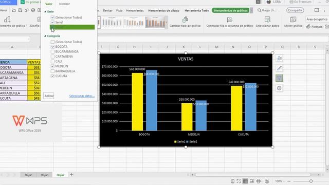WPS OFFICE - 6 FORMATO Y FILTRO DE GRAFICO смотреть онлайн