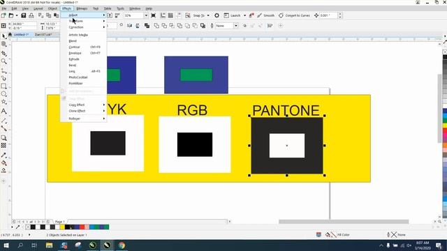 Corel Draw Tips & Tricks Invert Colors CMYK & RGB смотреть онлайн