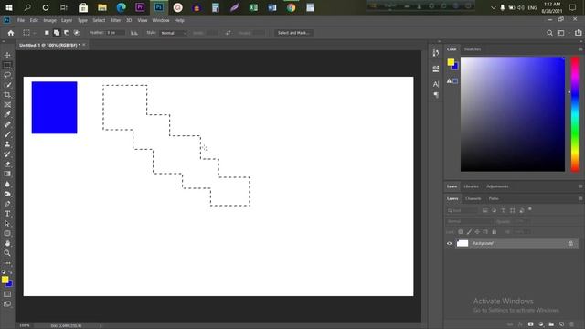 Uses of Rectangular Marquee Tool in Adobe Photoshop CC | Part 2 | Basic Tech | смотреть онлайн
