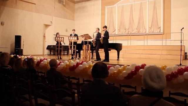 Т. Эскейч. "Танго-виртуозо" (фрагмент) Исп. квартет саксофонов ГУДИ смотреть онлайн