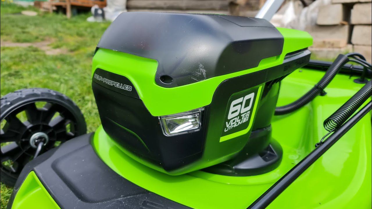 Обзор Greenworks GD60LM51SP – аккумуляторная газонокосилка, или как получать удовольствие от работы смотреть онлайн