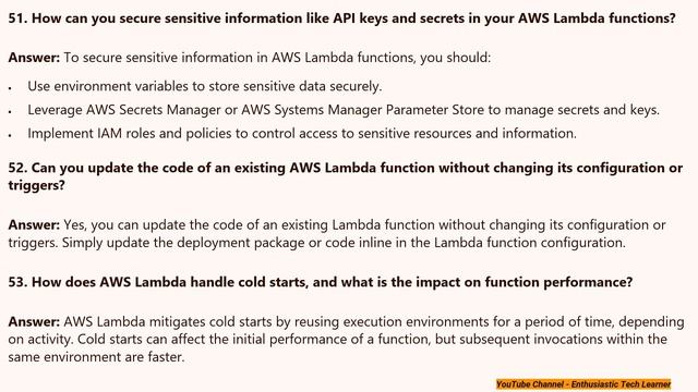 AWS Lambda Interview Question and Answers смотреть онлайн
