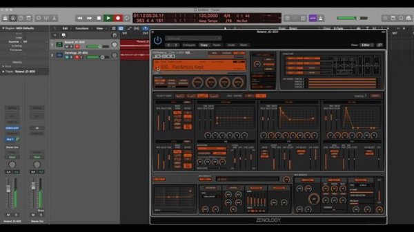 Roland JD-800 - Zenology - ALL FACTORY PRESETS - part 1