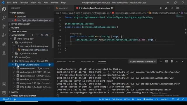 Introducción a Spring Boot: crear un proyecto Spring MVC смотреть онлайн