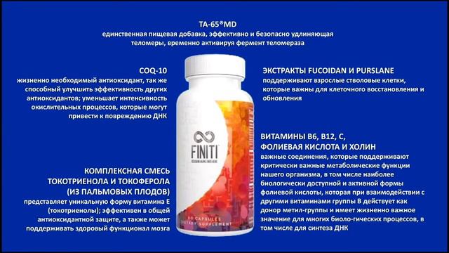 Активатор Теломеразы | Finiti Jeunesse Global смотреть онлайн
