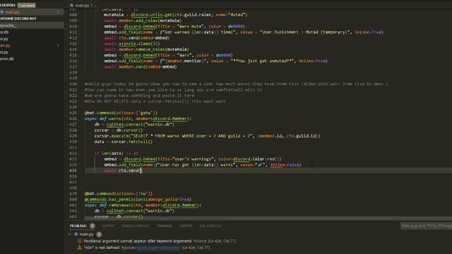 How to make how many warns command - discord.py смотреть онлайн