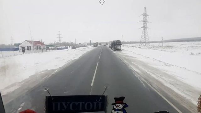 Саратов! Гололед, зимний дальнобой! смотреть онлайн