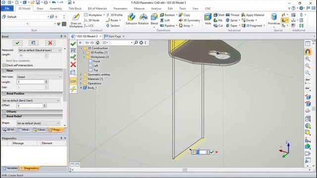 T-Flex CAD 15 3D - Exercise 33 смотреть онлайн