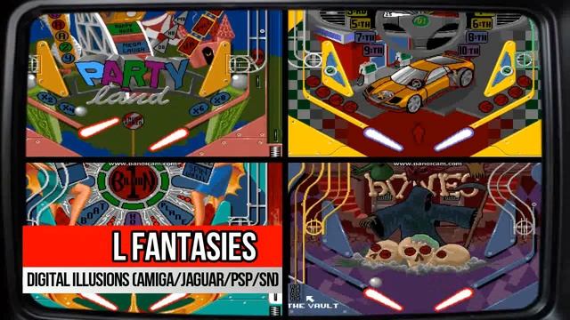PINBALL FANTASIES AMIGA 4 on 1 SPLITSCREEN GAME COMPARE 60 FPS HD 1992 SPLIT-STEVE !!! смотреть онлайн