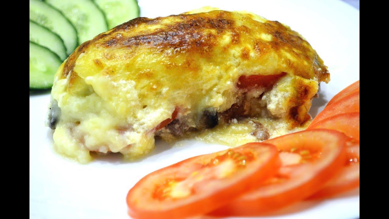 Вкусное мясо под шубой в духовке. смотреть онлайн