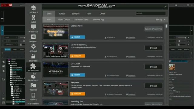 FREE Skins For Virtual DJ 2021 - 2022 Pioneer Skin (virtual DJ 2021 Tutorials)