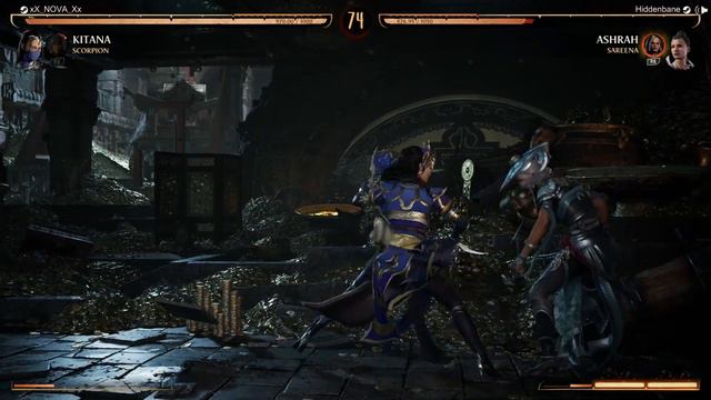 DOMINATING Kombat League with KITANA+SCORPION - Mortal Kombat 1 Kitana Ranked Gameplay смотреть онлайн