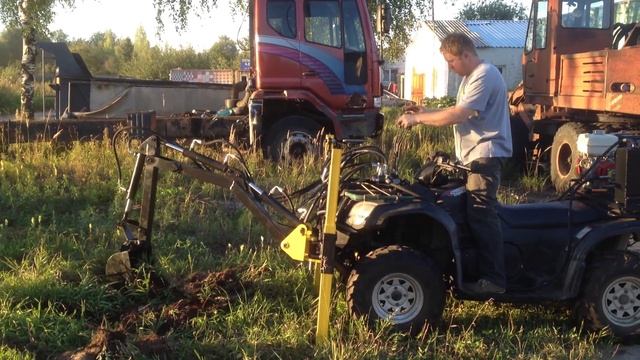 Прицепной мини экскаватор смотреть онлайн