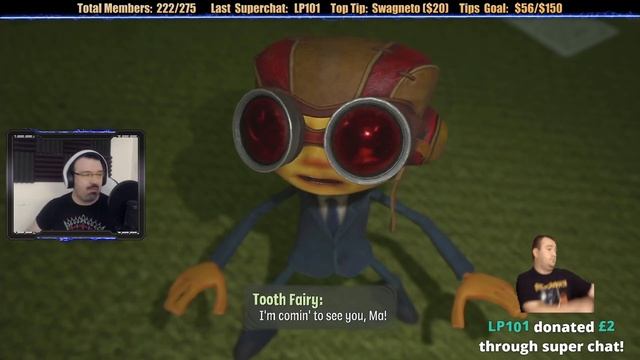 Psychonauts 2 playthrough pt1 - Into a Villain, Mind-First! Loboto's Dental Detachments смотреть онлайн