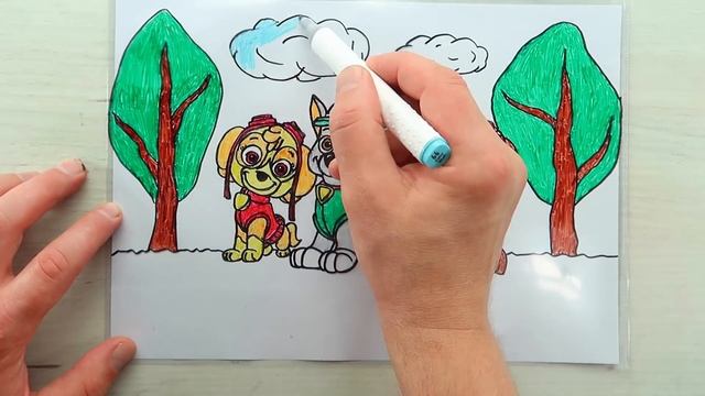 FUNNY FAMILY DRAWINGS Easy Paw Patrol Drawing Tutorial Light beam books THINGS YOU CAN MAKE OF PAPE смотреть онлайн