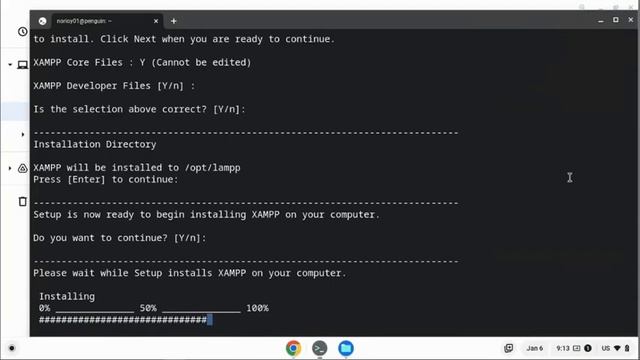 Install XAMPP on Chromebook Linux смотреть онлайн
