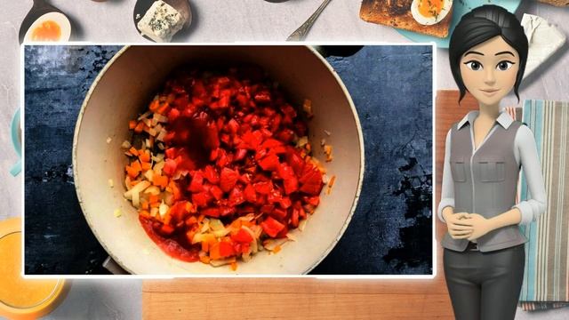 Томатный суп с картофелем смотреть онлайн