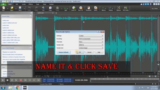 HOW TO SAVE A MUSIC IN WAVEPAD WITHOUT REGISTRATION смотреть онлайн