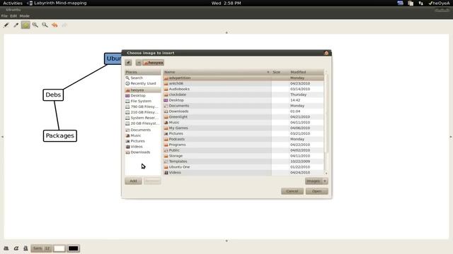 Labyrinth -- Lightweight Mind Mapping Tool - Ubuntu 10.04 смотреть онлайн