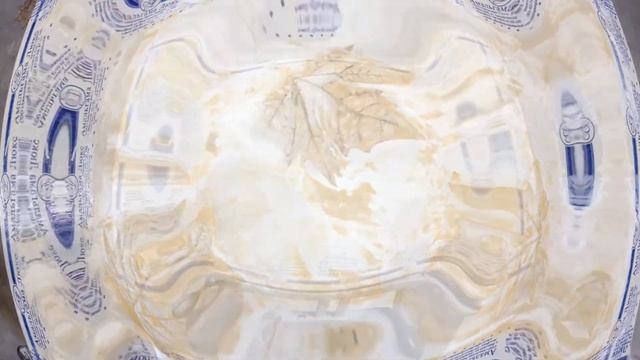 Декоративная штукатурка. Имитация падающих листьев.