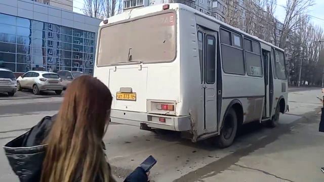 автобус ПАЗ-32053 с 2009 г.в. (АТ 373 64 RUS) МАРШРУТ 9./г.Балаково смотреть онлайн