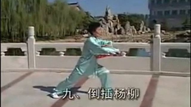 Chen style 48 form Tai Chi Fan tutorial 1~10 смотреть онлайн