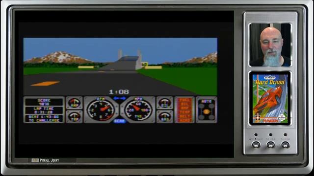 The 43rd game a day game is Hard Drivin' on the Sega Genesis смотреть онлайн
