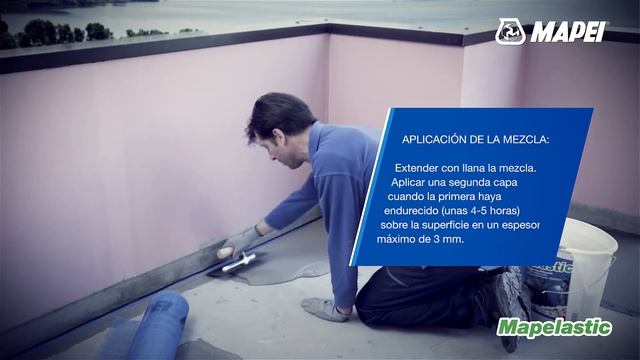 IMPERMEABILIZACIÓN Con MAPELASTIC MAPEI