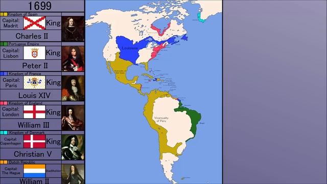 Colonization of the Americas: every year (1492-1881) смотреть онлайн