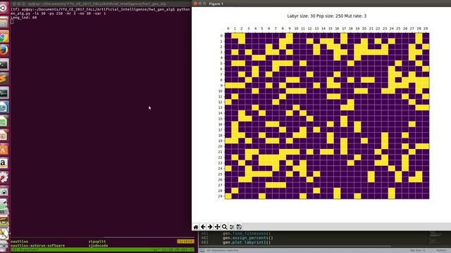 Artificial Intelligence - Path finding with Genetic Algorithms смотреть онлайн