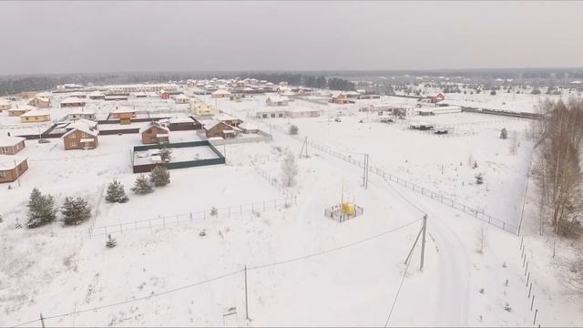 Ход строительства коттеджного поселка Сказка Алеканово Январь смотреть онлайн