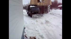 Самодельный отвал для УАЗа