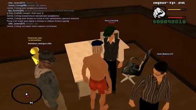 GTA SA-MP - Первые шаги (Aqua RP) смотреть онлайн